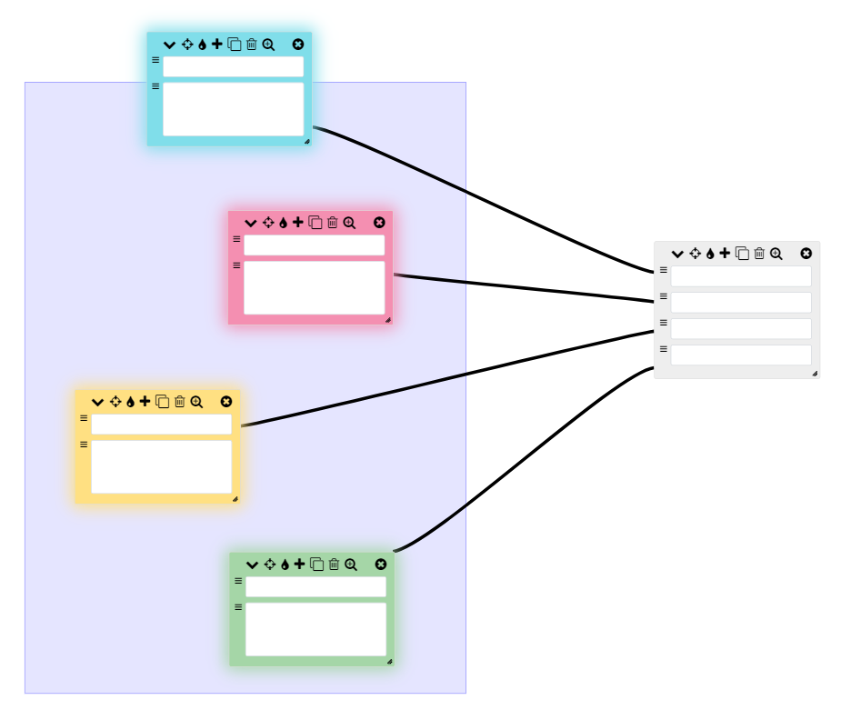 mindmap multiselect mode