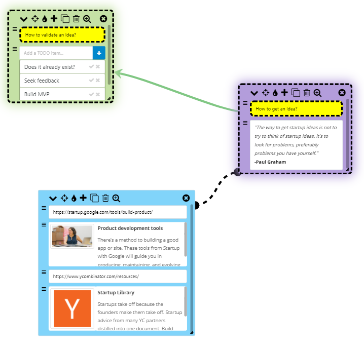 mindmap search highlighted