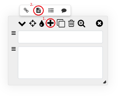 how to add richtext box